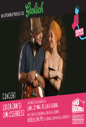 Concert Luiza Zan &amp; Jimmy Cserkesz @Guerrilive