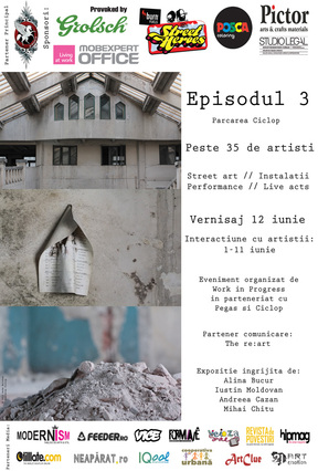 "Work in Progress" in Parcarea Ciclop