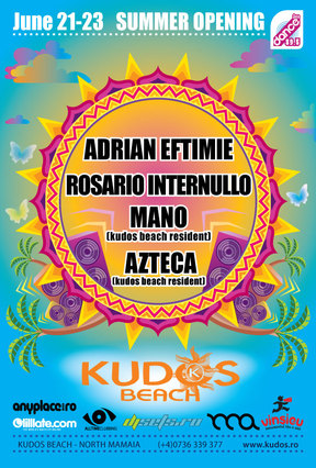 KUDOS BEACH Summer Opening