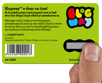 Concursuri online: Castiga una din cele 10 cartele Blogway