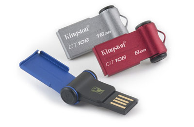 Concursuri online: Castiga 3 stick uri USB Data Traveler 108 cu o capacitate de 4, 8 sau 16 GB